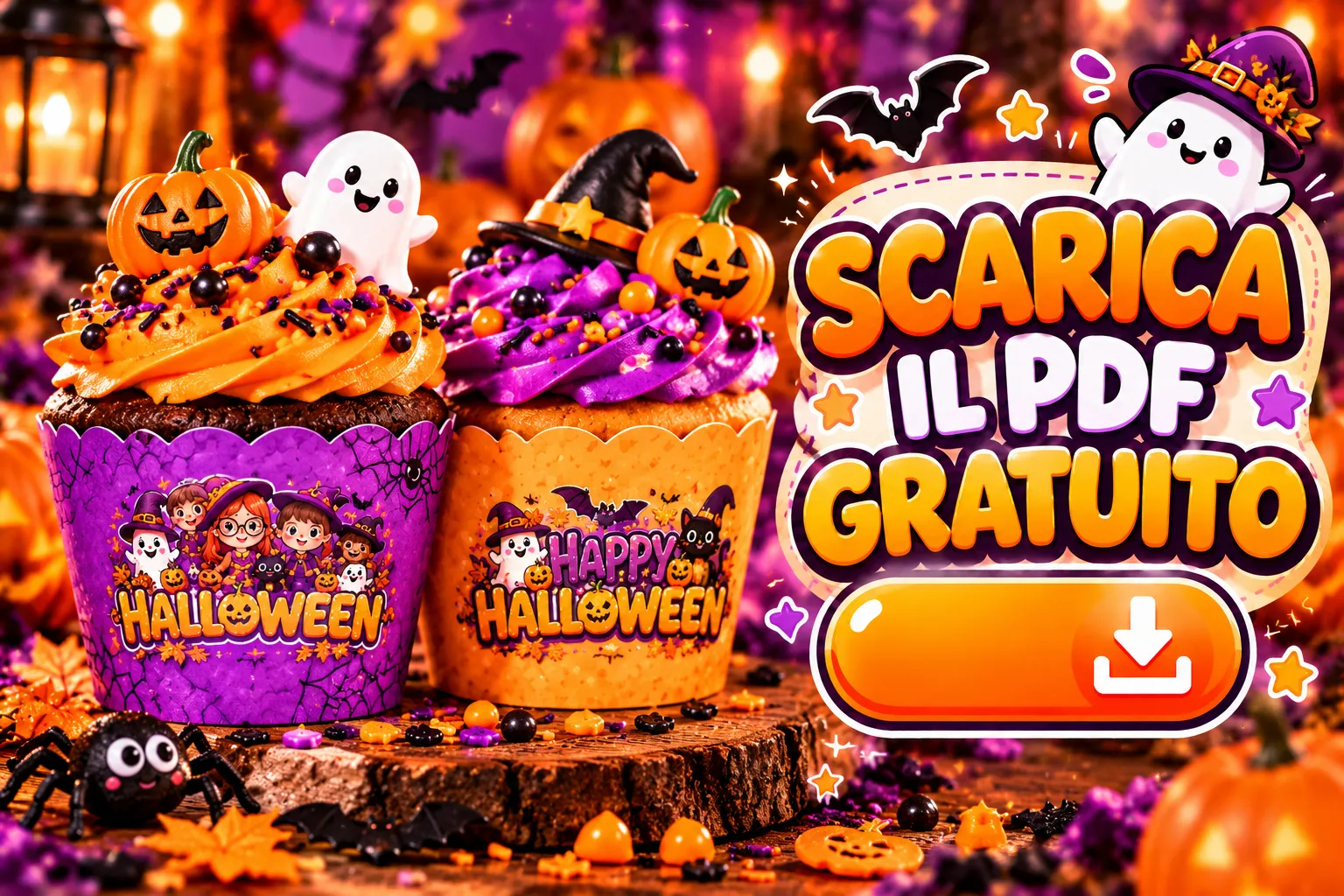 Scarica il box pop corn di Halloween!